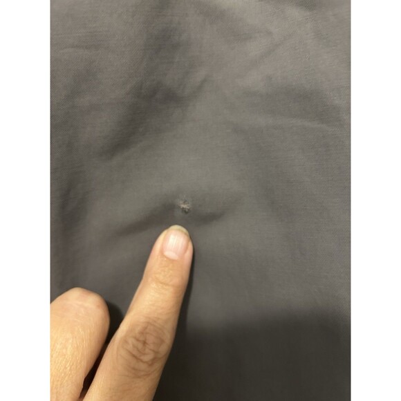 Nike Medium Gray Cotton Nylon Elastic Waist Soft Lined Windbreaker Jogger Pants - Picture 6 of 6